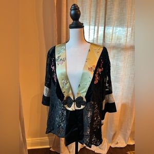 Vintage Kimono Spencer Alexis Asian Silk Size Large